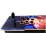 Arcade Console with 28000 Retro Games and 3D Games, Color Changing LED and Sound System and Oval Joysticks