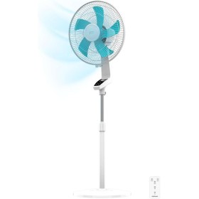 Cecotec Ventilador de Pie con Mando a Distancia EnergySilence 620 Flow Control. 50W, Diámetro de 16", Temporizador 12h, Control