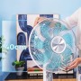 Cecotec Ventilador de Pie con Mando a Distancia EnergySilence 620 Flow Control. 50W, Diámetro de 16", Temporizador 12h, Control