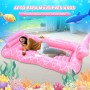 Herefun Colchoneta Piscina Adulto, Flotador Inflable Piscina Grande, Colchoneta Piscina Hinchable, Flotadores Piscina para