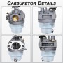 Jrisbo Carburador para Honda GCV160-OHC GCV160 GC160 GCV135 GC135 Cortacesped y Motor, Repuestos Cortacésped Partes GCV 160