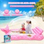 Herefun Colchoneta Piscina Adulto, Flotador Inflable Piscina Grande, Colchoneta Piscina Hinchable, Flotadores Piscina para