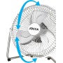 Jocca - Industrial Floor Fan, 25W, Quiet, Desktop Recliner, 2 Speed, Compact| Fan 3 Metal Blades| With Handle, Simple Use,
