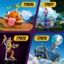 LEGO Fortnite Autobús de Batalla Juguete de Construcción y Globo Aerostático, 9 Minifiguras Coleccionables de Personajes del