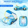 Flotador Bebe con Sombrilla Ninonly Flotador de Piscina para Niños de Protección Solar UPF50+ Extraíble Flotador Bebe Inflable