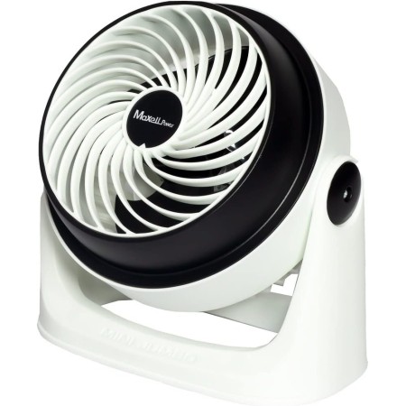 MAXELLPOWER Desktop Fan 30W Floor Table Head Adjustable 6 Inches 15 cm (Black)