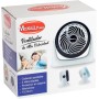 MAXELLPOWER Desktop Fan 30W Floor Table Head Adjustable 6 Inches 15 cm (Black)