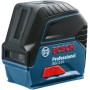 Bosch Professional Nivel láser GCL 2-15 (láser rojo, interior, con puntos de plomada, alcance: 15 m, 3 pilas AA, soporte