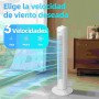 Aigostar Tower Fan, 3 Speeds, Quiet, 85° Oscillation, 82 cm High, Compact Design, Easy Installation, Low Consumption 45W, White,