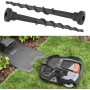 eMagTech 10x Tornillos para Estación de Carga de Cortacésped Compatible con Husqvarna Automower 105 305 308 Longitud 13,7 Cm