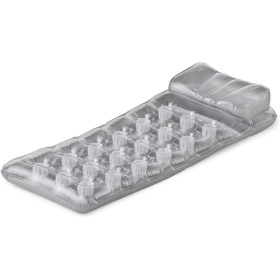 Intex 58894EU - Colchoneta Hinchable 18 Vasos Plata + Almohada 188x71 cm