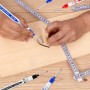 Pilikoll 15Pcs 20mm Marcador Agujeros Profundos Rotuladores de Agujero Profundo Marcadores de Agujeros Profundos Marcador de