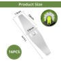 eupdd Cuchillas de Metal para Desbrozadora Electrica: 15cm Cuchilla para desbrozadora, Cuchillas de Repuesto para Desbrozadora