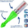 Edding 8870-1 Marcador Spray para Agujeros Profundos de Marxman - Verde Neón - Marcaje de Agujeros de Perforación Hasta 50 mm de