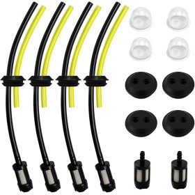 YFPOPONE Kit de manguera de gasolina, 14 piezas de repuesto de goma para desbrozadora, manguera universal de gasolina con