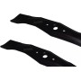perfektGarten 2 cuchillas de cortacésped de 53 cm compatibles con Honda HRG 536 C HRH 536 HRB 535 HRD 536 72511-VE1-651