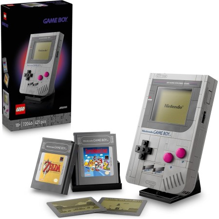 LEGO Super Mario Game Boy - Kit de Maquetas para Adultos con 2 Cartuchos de Videojuegos Inc. Zelda: Link's Awakening y Super