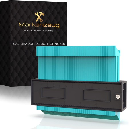 Herramienta de marca MARKENZEUG para medición de contornos con cerradura | Medidor de contornos con bloqueo | Para laminados,