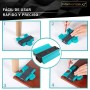 Herramienta de marca MARKENZEUG para medición de contornos con cerradura | Medidor de contornos con bloqueo | Para laminados,