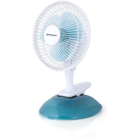 Orbegozo TF 0219 – 2 in 1 Desktop Fan, Clamp and Desktop Fan, Power 8 W, 2 Speeds, Propeller Diameter 15 cm