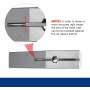 WORKPRO Escuadra Carpintero, Escuadra Combinada Ajustable, Regla de Ángulo de Acero Inoxidable de 300 mm, con Nivel de Burbuja,