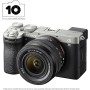 Sony Alpha 7CII Cámara sin Espejo Full-Frame 33 MP Plata, y Objetivo Zoom estándar Compacto SEL2860