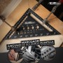 KLRStec Escuadra de Carpintero Profesional – Juego de Herramientas para la madera multifunción. Lapiz de carpintero y minas de