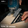KLRStec Escuadra de Carpintero Profesional – Juego de Herramientas para la madera multifunción. Lapiz de carpintero y minas de