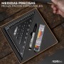 KLRStec Escuadra de Carpintero Profesional – Juego de Herramientas para la madera multifunción. Lapiz de carpintero y minas de