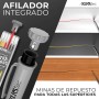 KLRStec Escuadra de Carpintero Profesional – Juego de Herramientas para la madera multifunción. Lapiz de carpintero y minas de