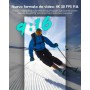 COOAU Nueva Cámara Deportiva 4K60fps 64MP WiFi Pantalla táctil con micrófono Externo Cámara subacuática 40M Type-C EIS