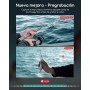 COOAU Nueva Cámara Deportiva 4K60fps 64MP WiFi Pantalla táctil con micrófono Externo Cámara subacuática 40M Type-C EIS