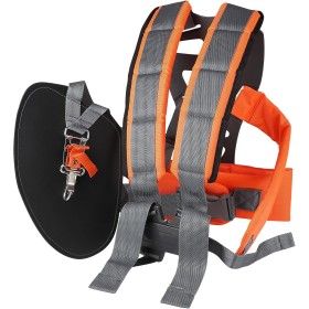 CPROSP Correa de Hombro para Cortacesped, Arnes Desbrozadora de Nylon Ajustable, con Acolchado Grueso y Suave y Mosquetón de