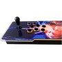 Arcade Machine Console with 28000 Retro Games and 3D Games with Color Changing LEDs and Sound System and Oval Joysticks