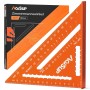 AojSup Escuadra Combinada de Carpintero 300mm, Escuadra Combinada Ajustable Regla de Ángulo de Acero Inoxidable, Cuadrado de