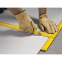 STANLEY Escuadra de Corte en T, longitud 71cm, Marcas Fáciles de Leer, Hoja Ancha de 5cm, Corte de hasta 1,21m, Mantiene