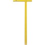 STANLEY Escuadra de Corte en T, longitud 71cm, Marcas Fáciles de Leer, Hoja Ancha de 5cm, Corte de hasta 1,21m, Mantiene
