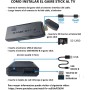 Retro Game Console M8 Black with Over 10000 Games, Easy to Install, Two Controls to Play with Your Friends, Compatible with