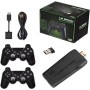 Retro Game Console M8 Black with Over 10000 Games, Easy to Install, Two Controls to Play with Your Friends, Compatible with