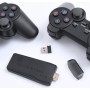 Retro Game Console M8 Black with Over 10000 Games, Easy to Install, Two Controls to Play with Your Friends, Compatible with