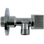Llave de escuadra M-M (1/2"x3/8") con cierre antical