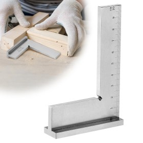 Fentar Escuadra Carpintero, Bloques de Escuadras Metalicas Carpintero de Precisión para Mecanizado en Ángulo Recto, Escuadra