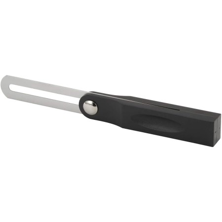 Stanley 0-46-825 - Escuadra de carpintero falsa 200mm, Hoja de acero al carbono resistente, Sistema de bloqueo, Compacta,