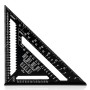 AivaToba Escuadra Carpintero 12 Pulgadas Escuadras Metalicas Carpintero Escuadra Rapida Multifuncional Triangular Aluminio