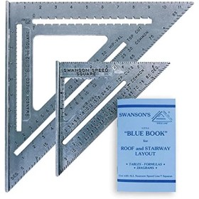 SWANSON Tool Co., Inc SW1201K - Paquete económico cuadrado de velocidad de 7 pulgadas y cuadrado grande de 12 velocidades (sin