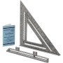 SWANSON Tool Co., Inc SW1201K - Paquete económico cuadrado de velocidad de 7 pulgadas y cuadrado grande de 12 velocidades (sin