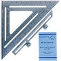 SWANSON Tool Co., Inc SW1201K - Paquete económico cuadrado de velocidad de 7 pulgadas y cuadrado grande de 12 velocidades (sin