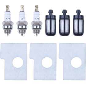 Adefol Filtro de combustible de aire Bujía Kit de piezas de repuesto para Stihl 017, 017C, 018, 018C, MS170, MS170C, MS180-1130