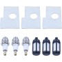 Adefol Filtro de combustible de aire Bujía Kit de piezas de repuesto para Stihl 017, 017C, 018, 018C, MS170, MS170C, MS180-1130