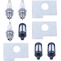 Adefol Filtro de combustible de aire Bujía Kit de piezas de repuesto para Stihl 017, 017C, 018, 018C, MS170, MS170C, MS180-1130